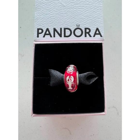 Rare Pandora Authentic Boston Exclusive Massachusetts Lobster Marano Charm - Picture 8 of 8